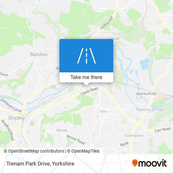 Trenam Park Drive map