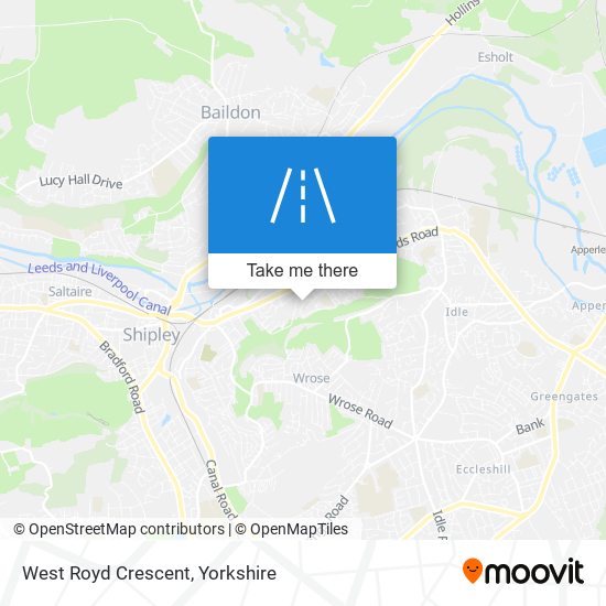 West Royd Crescent map