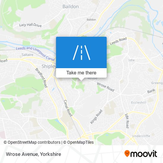 Wrose Avenue map