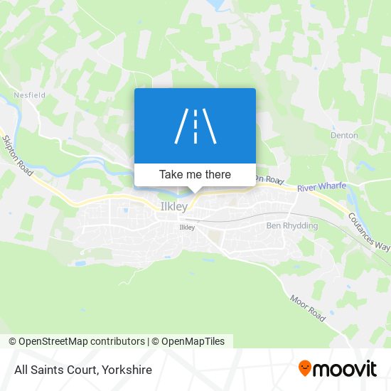 All Saints Court map