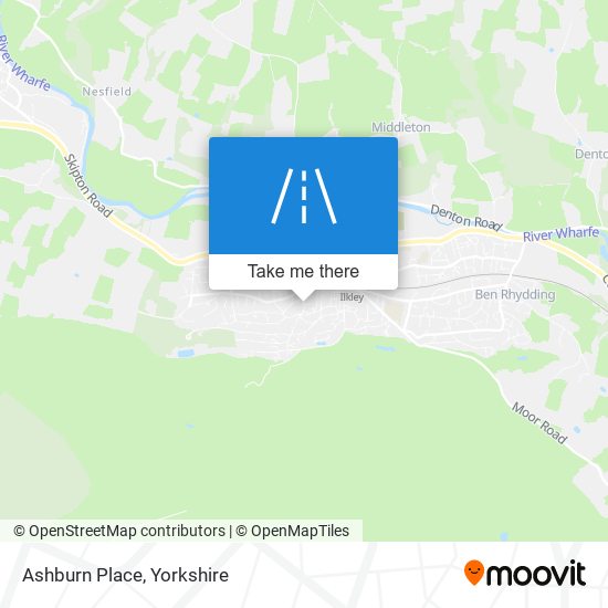 Ashburn Place map