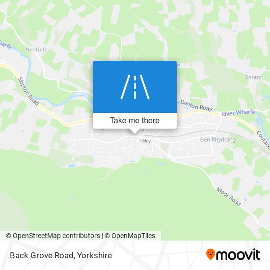 Back Grove Road map