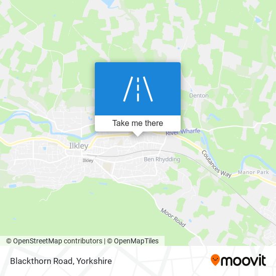 Blackthorn Road map