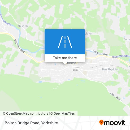 Bolton Bridge Road map