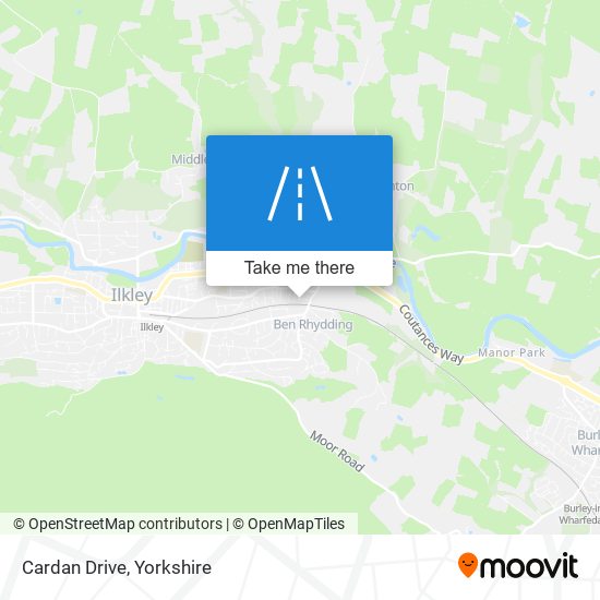 Cardan Drive map
