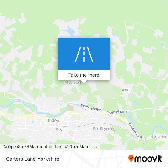 Carters Lane map