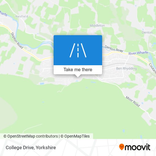 College Drive map
