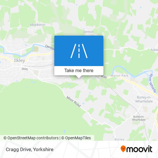 Cragg Drive map