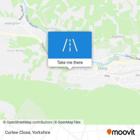 Curlew Close map