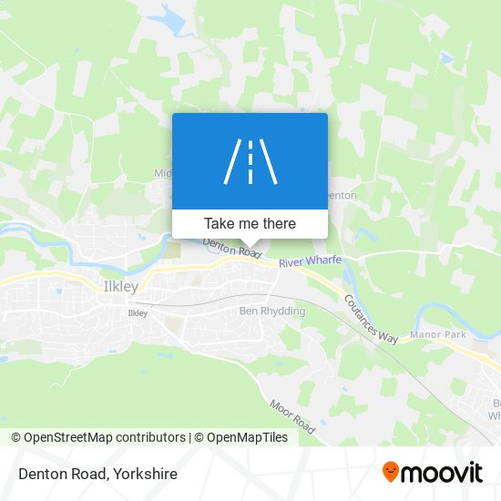 Denton Road map