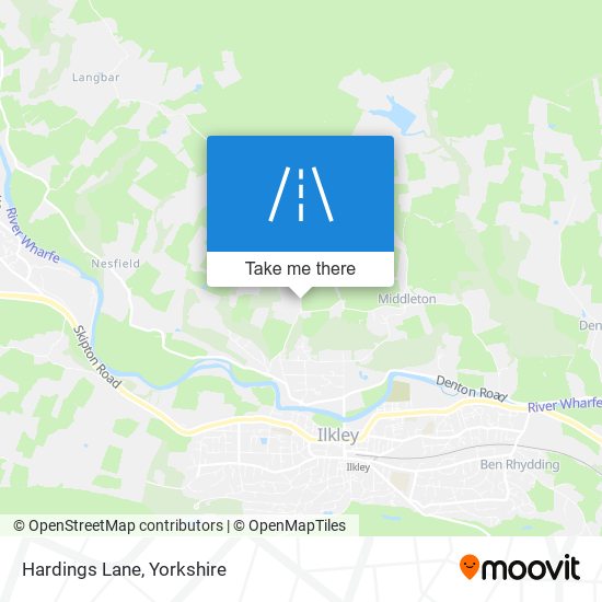 Hardings Lane map