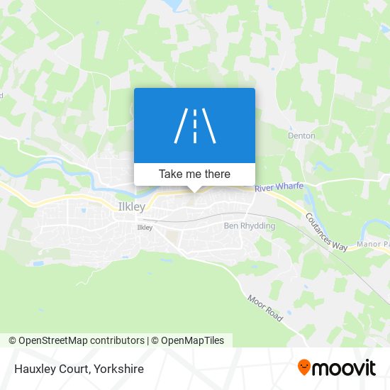 Hauxley Court map