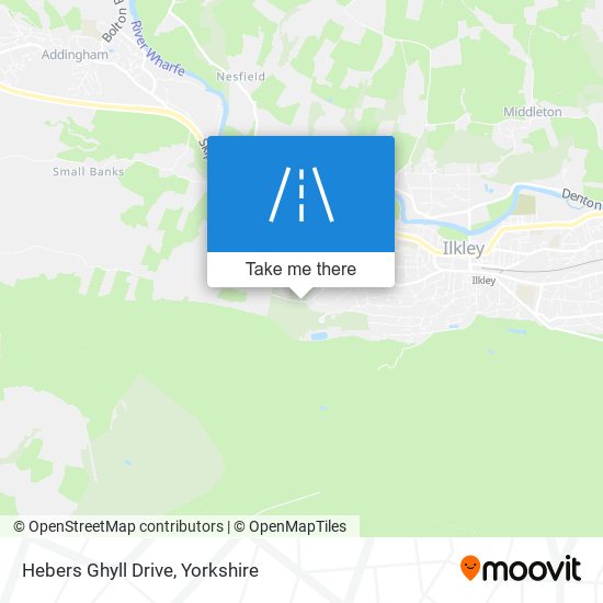 Hebers Ghyll Drive map