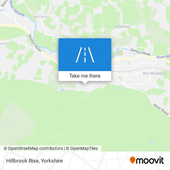 Hillbrook Rise map