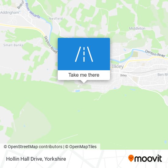 Hollin Hall Drive map