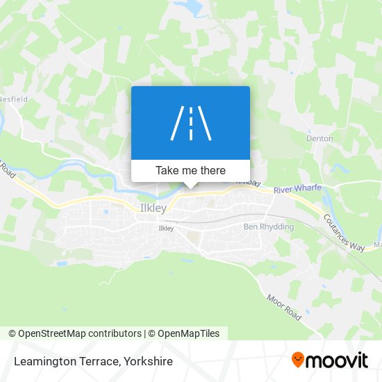 Leamington Terrace map