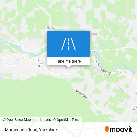 Margerison Road map