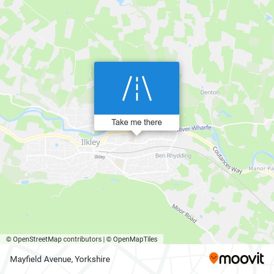 Mayfield Avenue map