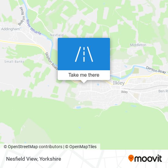 Nesfield View map