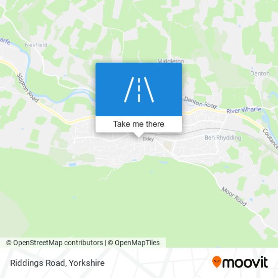 Riddings Road map
