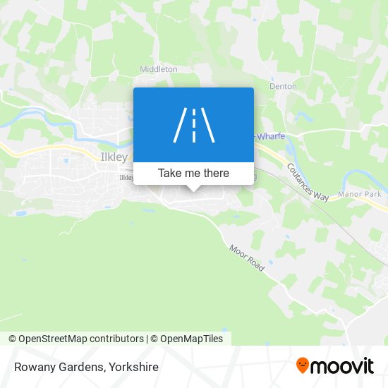 Rowany Gardens map