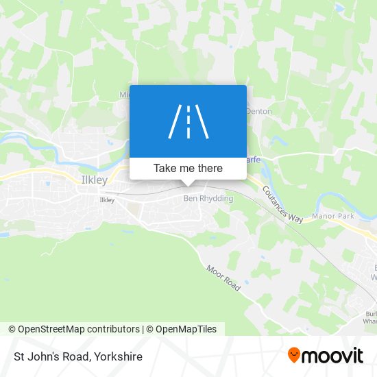 St John's Road map