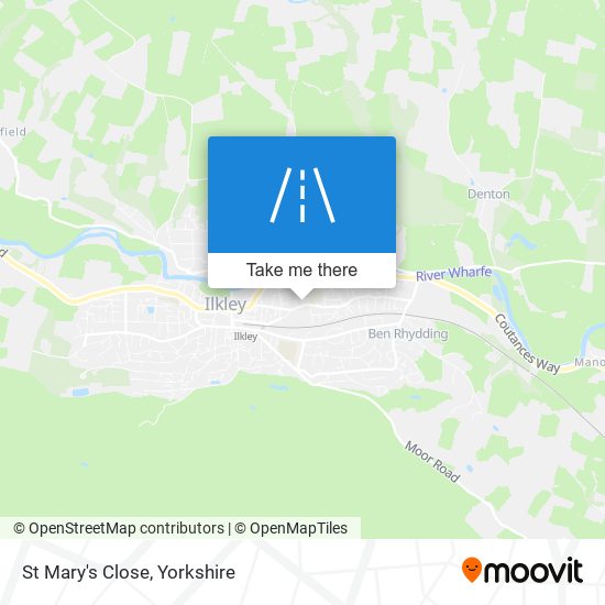 St Mary's Close map