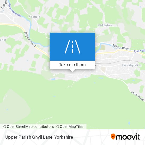 Upper Parish Ghyll Lane map