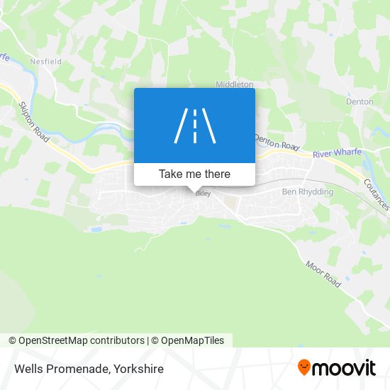 Wells Promenade map