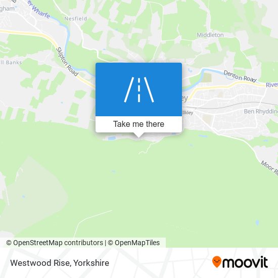 Westwood Rise map