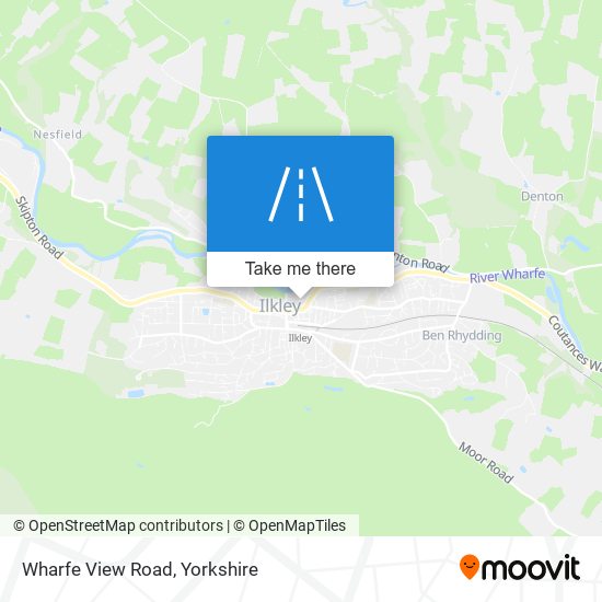 Wharfe View Road map