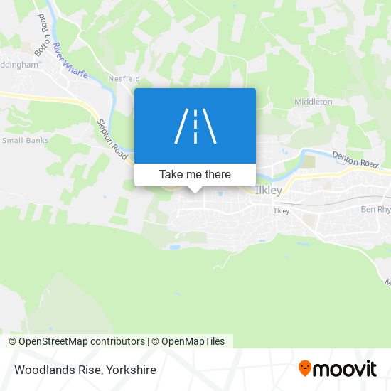 Woodlands Rise map