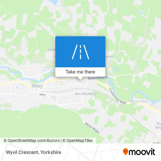 Wyvil Crescent map