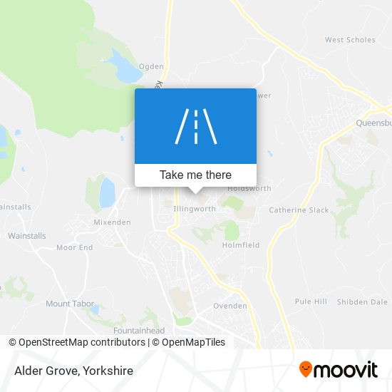 Alder Grove map
