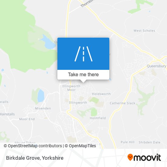 Birkdale Grove map