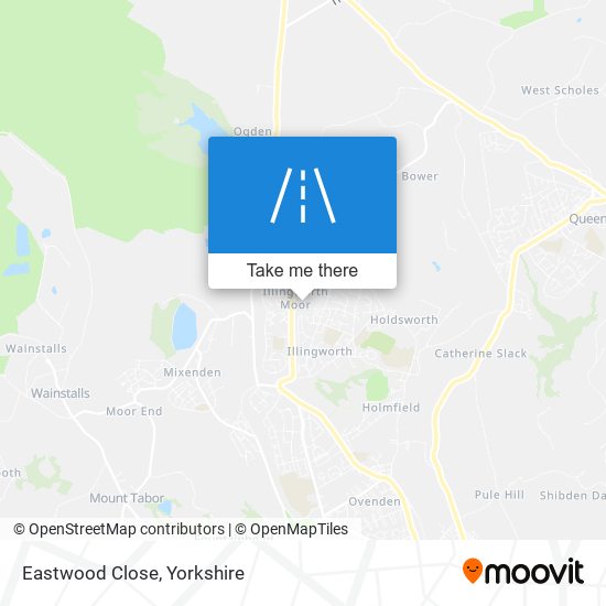 Eastwood Close map