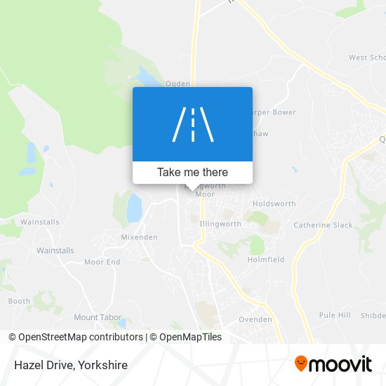 Hazel Drive map