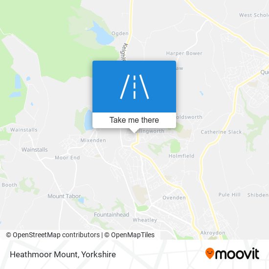 Heathmoor Mount map