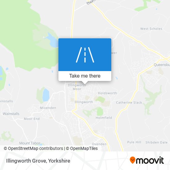 Illingworth Grove map