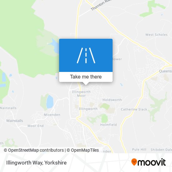 Illingworth Way map