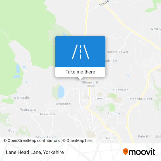 Lane Head Lane map