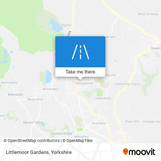 Littlemoor Gardens map