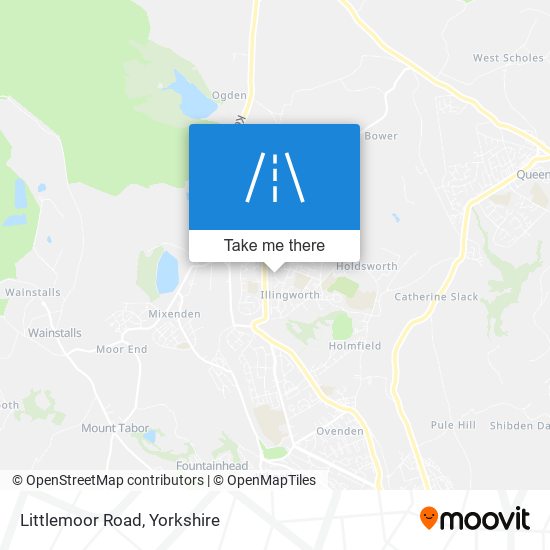 Littlemoor Road map