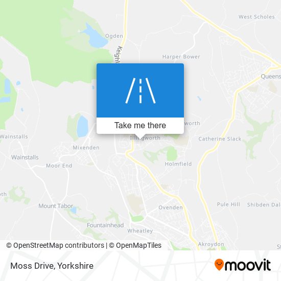 Moss Drive map