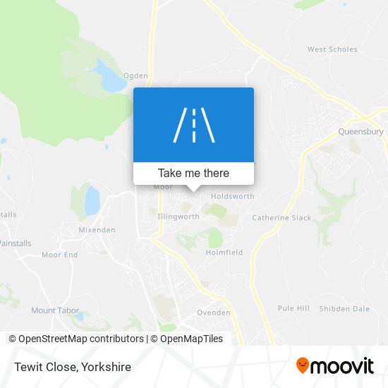 Tewit Close map
