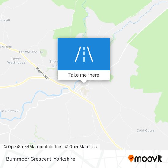 Burnmoor Crescent map
