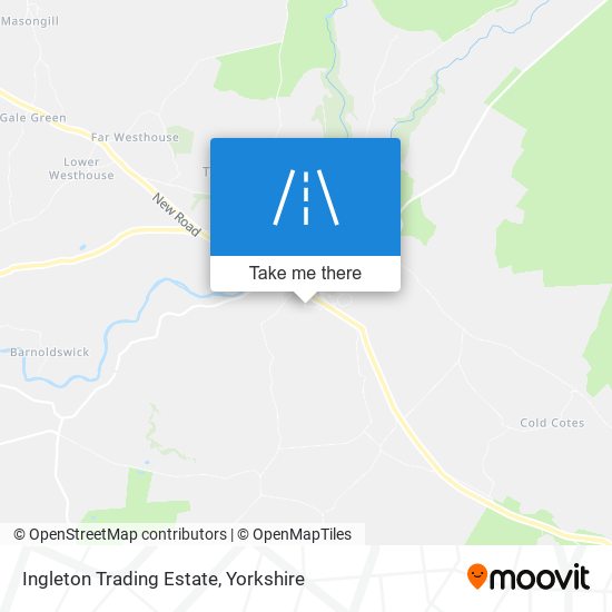 Ingleton Trading Estate map