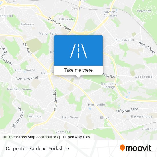 Carpenter Gardens map