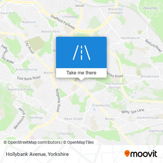Hollybank Avenue map