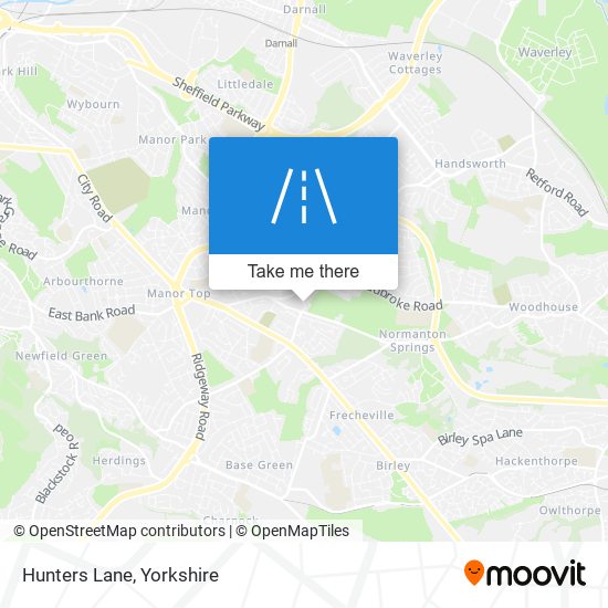 Hunters Lane map